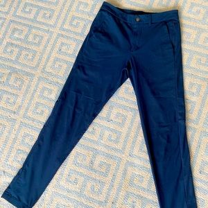Lulu lemon navy Mens commission slim pants. W28 L30